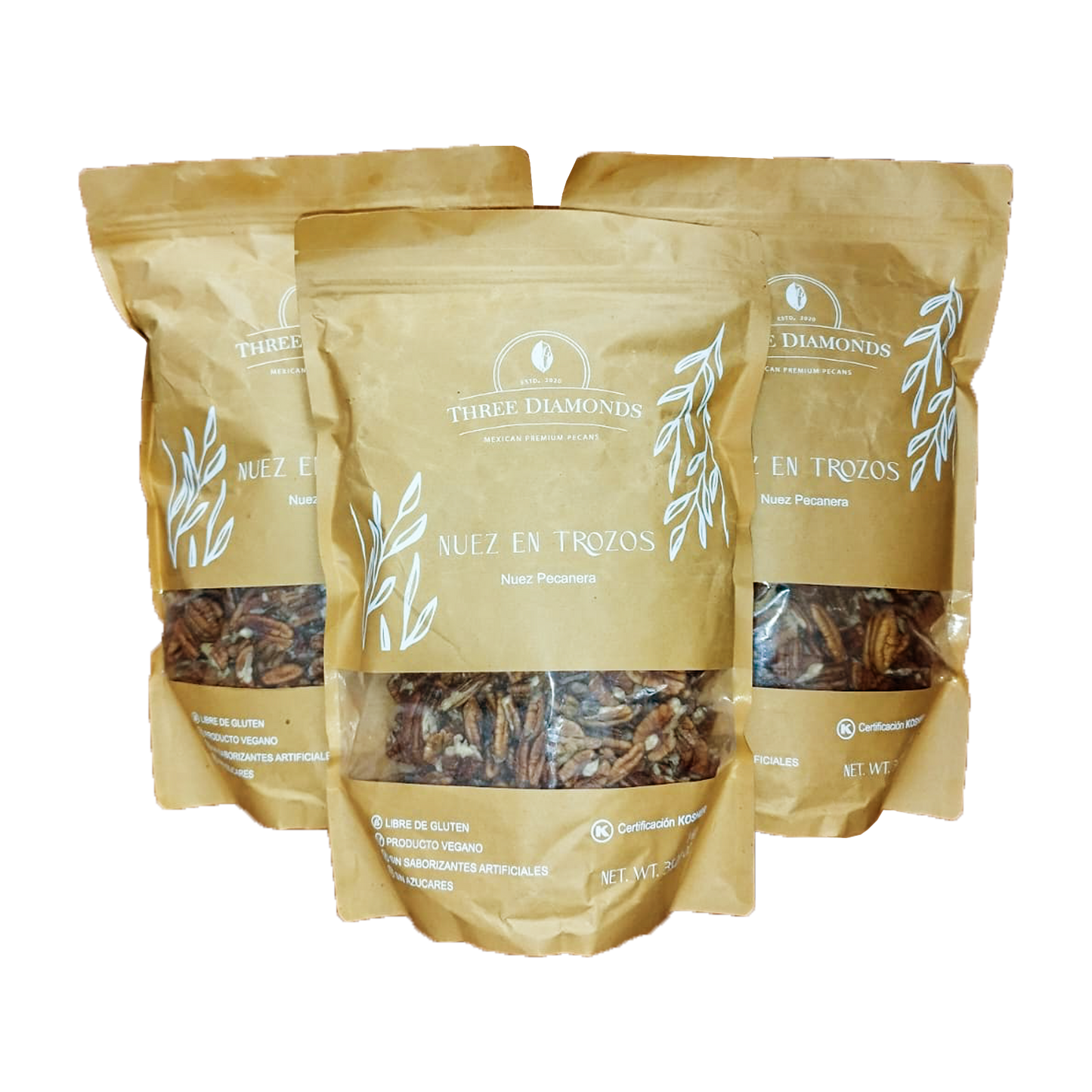 Nuez Pecana Premium – Pack Familiar (3 Bolsas)