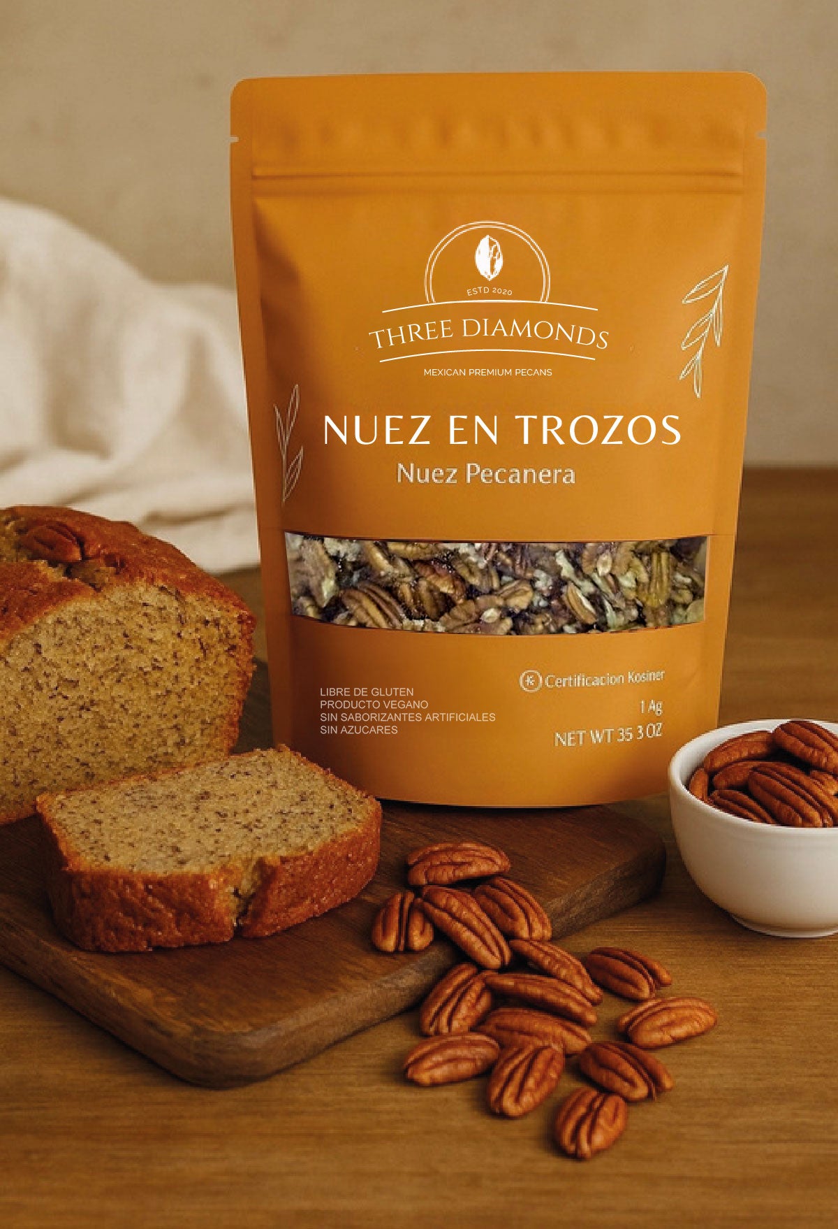 Nuez Pecana Premium – Pack de 2 Bolsas